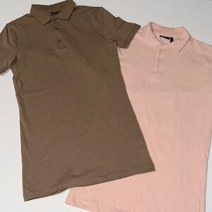 2 ASOS MENS POLO SHIRTS